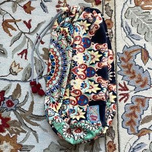 NWOT Johnny Was Loli Pattern Drawstring Blanket Bag O/S